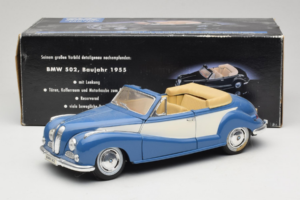 BMW 502 Cabriolet Albastru Tchibo 1:18 45396 Metal - imaginea 8 din 8