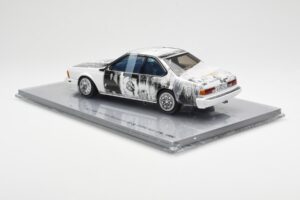 BMW 635 CSi E24 Art Car Robert Rauschenberg AUTOart 1:18 80430150924 Metal - imaginea 5 din 8