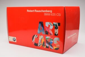 BMW 635 CSi E24 Art Car Robert Rauschenberg AUTOart 1:18 80430150924 Metal - imaginea 7 din 8