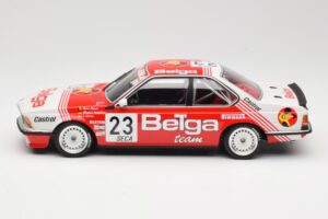 BMW 635 CSi E24 Belga Juma Racing M. Winkelhock / T. Regout 24 Hours of Spa 1985 Minichamps 1:18 155852523 Metal - imaginea 3 din 6