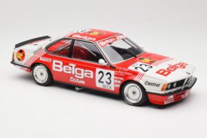 BMW 635 CSi E24 Belga Juma Racing M. Winkelhock / T. Regout 24 Hours of Spa 1985 Minichamps 1:18 155852523 Metal - imaginea 4 din 6