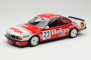 BMW 635 CSi E24 Belga Juma Racing M. Winkelhock / T. Regout 24 Hours of Spa 1985 Minichamps 1:18 155852523 Metal
