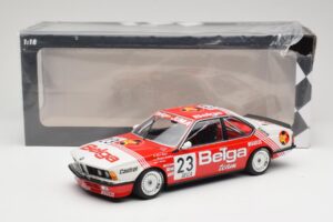 BMW 635 CSi E24 Belga Juma Racing M. Winkelhock / T. Regout 24 Hours of Spa 1985 Minichamps 1:18 155852523 Metal - imaginea 6 din 6