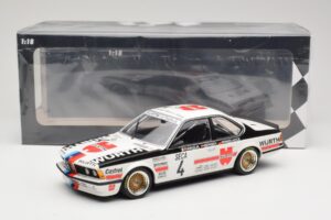 BMW 635 CSi E24 BMW Italia #4 R. Ravaglia / G. Berger 24 Hours of Spa 1984 Minichamps 1:18 155842504 Metal - imaginea 6 din 6