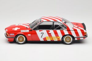 BMW 635 CSi E24 #7 BMW Italia G. Brancatelli / H. Kelleners Brno Grand Prix 1984 Minichamps 1:18 155842507 Metal - imaginea 3 din 6