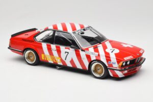 BMW 635 CSi E24 #7 BMW Italia G. Brancatelli / H. Kelleners Brno Grand Prix 1984 Minichamps 1:18 155842507 Metal - imaginea 4 din 6