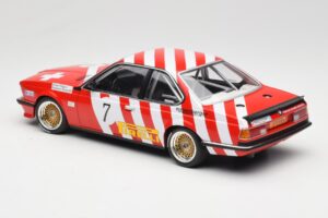 BMW 635 CSi E24 #7 BMW Italia G. Brancatelli / H. Kelleners Brno Grand Prix 1984 Minichamps 1:18 155842507 Metal - imaginea 5 din 6