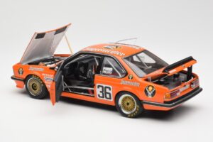 BMW 635 CSi E24 #1 European Touring Car Championship Jagermeister 1985 AUTOart 1:18 80430145825 Metal - imaginea 5 din 8