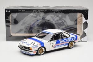 BMW 635 CSi E24 #12 C. Ballot-Léna / Deyne 500km Monza 1985 Minichamps 1:18 155852512 Metal - imaginea 6 din 6