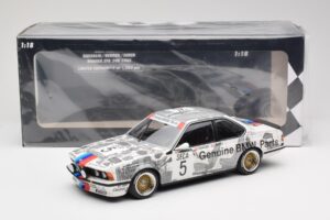 BMW 635 CSi E24 #5 R. Ravaglia Winner Spa 24 Hours 1985 Minichamps 1:18 155852505 Metal - imaginea 6 din 6