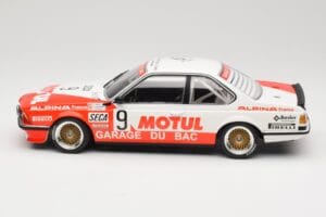 BMW 635 CSi E24 #9 Hollinger / P. Giroix Garage du Bac 24 Hours of Spa 1984 Minichamps 1:18 155842509 Metal - imaginea 3 din 6