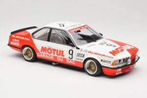 BMW 635 CSi E24 #9 Hollinger / P. Giroix Garage du Bac 24 Hours of Spa 1984 Minichamps 1:18 155842509 Metal - imaginea 4 din 6