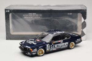 BMW 635 CSi E24 Schnitzer Eterna #4 H. Stuck / W. Brun 3rd Place Brno Grand Prix ETCC 1983 Minichamps 1:18 155832504 Metal - imaginea 6 din 6
