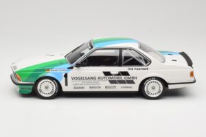 BMW 635 CSi E24 Vogelsang Automobile H. Grohs Winner Bergischer Löwe Zolder 1984 Minichamps 1:18 155842511 Metal - imaginea 3 din 6