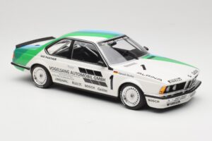BMW 635 CSi E24 Vogelsang Automobile H. Grohs Winner Bergischer Löwe Zolder 1984 Minichamps 1:18 155842511 Metal - imaginea 4 din 6