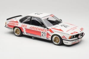 BMW 635CSi E24 Team Brun Motorsport #21 H. Grohs / T. Boutsen Spa 24 Hours 1985 Minichamps 1:18 155852521 Metal - imaginea 4 din 6