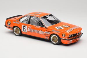 BMW 635CSi E24 Jagermeister #6 H. Stuck Bergischer Lowe Zolder DPM 1984 Minichamps 1:18 155842506 Metal - imaginea 4 din 6