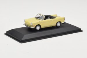 BMW 700 Cabriolet Galben Minichamps 1:43 BMW002 Metal - imaginea 2 din 4