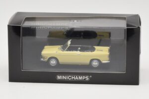 BMW 700 Cabriolet Galben Minichamps 1:43 BMW002 Metal - imaginea 4 din 4