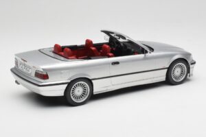 BMW Alpina B3 E36 3.2 Cabriolet Arctic Silver MCG 1:18 MCG18322 Metal - imaginea 3 din 8
