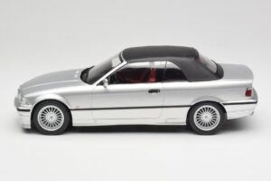 BMW Alpina B3 E36 3.2 Cabriolet Arctic Silver MCG 1:18 MCG18322 Metal - imaginea 4 din 8