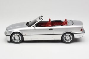 BMW Alpina B3 E36 3.2 Cabriolet Arctic Silver MCG 1:18 MCG18322 Metal - imaginea 5 din 8