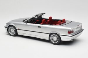 BMW Alpina B3 E36 3.2 Cabriolet Arctic Silver MCG 1:18 MCG18322 Metal - imaginea 7 din 8