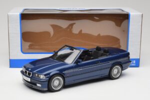 BMW Alpina B3 E36 3.2 Cabriolet Alpina Albastru Metallic MCG 1:18 MCG18320 Metal - imaginea 7 din 7