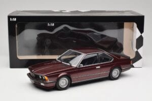 BMW 635 CSi E24 Karmesinrot Metallic Minichamps 1:18 155028105 Metal - imaginea 6 din 6