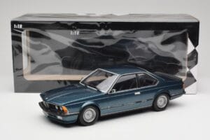 BMW 635 CSi E24 Petrol Blue Metallic Minichamps 1:18 155028108 Metal - imaginea 6 din 6
