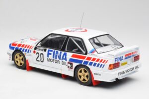 BMW E30 M3 #20 M. Duez / A. Lopes 1000 Lakes Rally 1989 IXO 1:18 18RMC132 Metal - imaginea 5 din 6