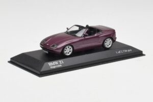 BMW Z1 E30 Violet Metalizat Minichamps 1:43 400020101 Metal - imaginea 2 din 5