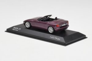 BMW Z1 E30 Violet Metalizat Minichamps 1:43 400020101 Metal - imaginea 3 din 5