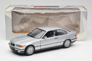 BMW 3 Series E36 Coupe Argintiu UT Models 1:18 180023321 Metal - imaginea 8 din 8