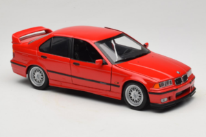 BMW 318is E36 Hellrot UT Models 1:18 180024302-R1 Metal - imaginea 6 din 8