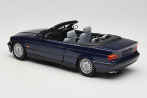 BMW 3 Series E36 Cabriolet Violet UT Models 1:18 BMW006 Metal - imaginea 7 din 8