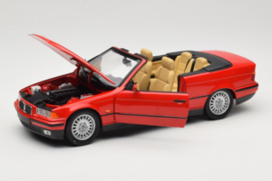 BMW 3 Series E36 Cabriolet Roșu UT Models 1:18 BMW005 Metal - imaginea 2 din 8