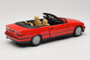 BMW 3 Series E36 Cabriolet Roșu UT Models 1:18 BMW005 Metal - imaginea 3 din 8