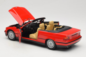 BMW 3 Series E36 Cabriolet Roșu UT Models 1:18 BMW005 Metal - imaginea 5 din 8