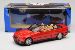 BMW 3 Series E36 Cabriolet Roșu UT Models 1:18 BMW005 Metal - imaginea 8 din 8