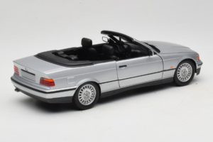BMW 3 Series E36 Cabriolet Argintiu UT Models 1:18 BMW008 Metal - imaginea 3 din 8
