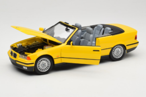 BMW 3 Series E36 Cabriolet Galben UT Models 1:18 BMW007 Metal - imaginea 2 din 8