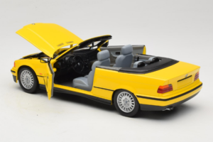 BMW 3 Series E36 Cabriolet Galben UT Models 1:18 BMW007 Metal - imaginea 5 din 8