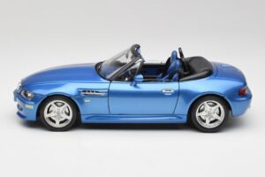 BMW Z3 E36 M Roadster Estoril Blue Bburago 1:18 3349-M1 Metal - imaginea 4 din 8