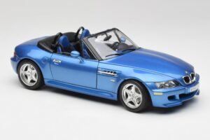 BMW Z3 E36 M Roadster Estoril Blue Bburago 1:18 3349-M1 Metal - imaginea 6 din 8