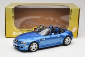 BMW Z3 E36 M Roadster Estoril Blue Bburago 1:18 3349-M1 Metal - imaginea 8 din 8
