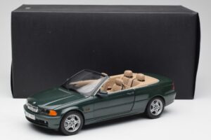 BMW 3 E46 Cabriolet Verde Kyosho 1:18 80430009757 Metal - imaginea 8 din 8
