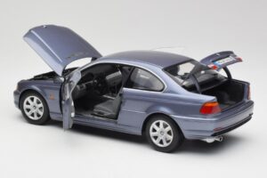 BMW 318Ci E46 Albastru Kyosho 1:18 80439411583 Metal - imaginea 5 din 8