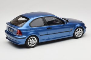 BMW 318ti E46 Compact Estoril Blue Otto 1:18 OT462 Rășină - imaginea 2 din 6