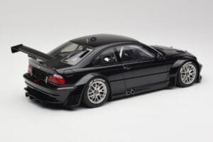 BMW M3 GTR E46 Plain Body Jet Negru AUTOart 1:18 80447 Metal - imaginea 2 din 6